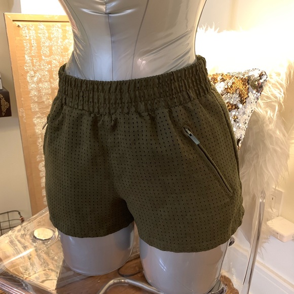 Forever 21 Pants - Suede Perforated Shorts - 129